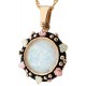 12MM Opal Pendant - by Landstrom's